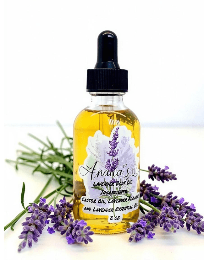 Aceite Corporal de Lavanda – 2 oz