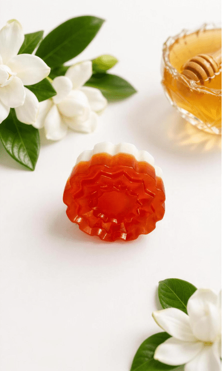 Jabón corporal de miel y gardenia