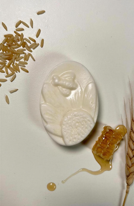 Jabón de arroz y miel