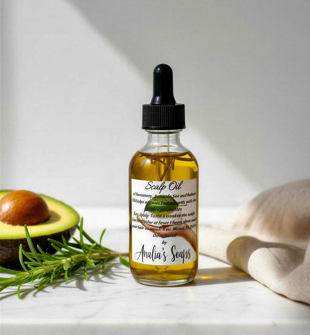 Aceite de Romero para el Cuero Cabelludo